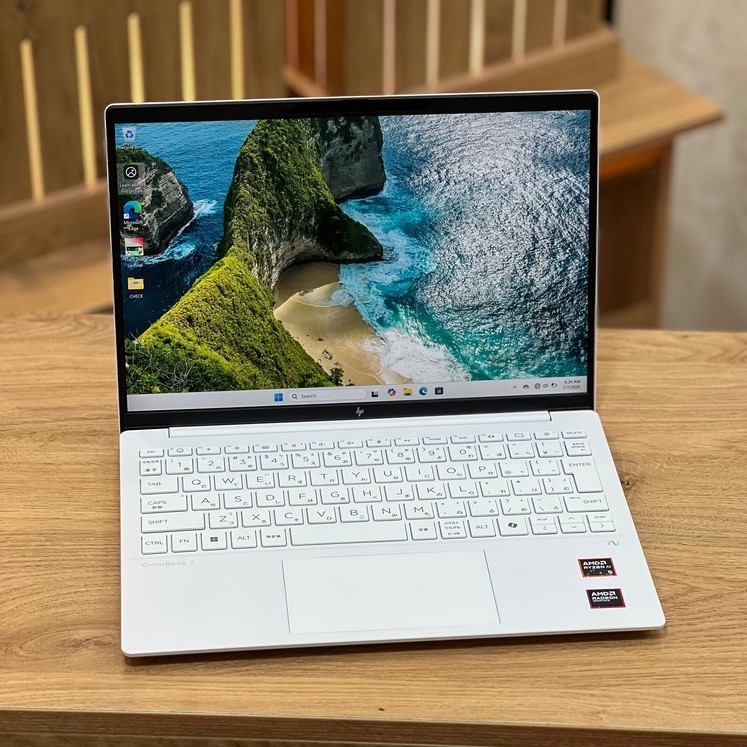 لپتاپ اپنباکس 13 اینچی اچ پی مدل Hp OmniBook 7 Aero 13 Ryzen AI 5 340W 16GB DDR5 512GB SSD 2GB AMD